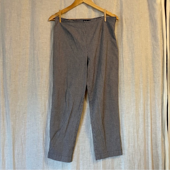 Vintage High-Waisted Cropped Gingham Trousers - Picture 1 of 5